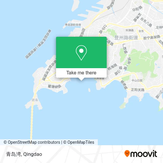 青岛湾 map