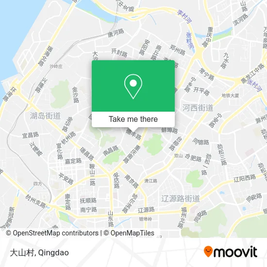 大山村 map
