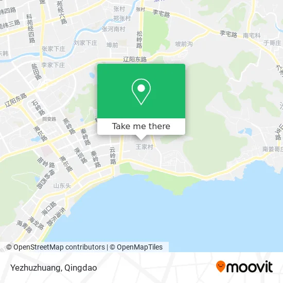 Yezhuzhuang map