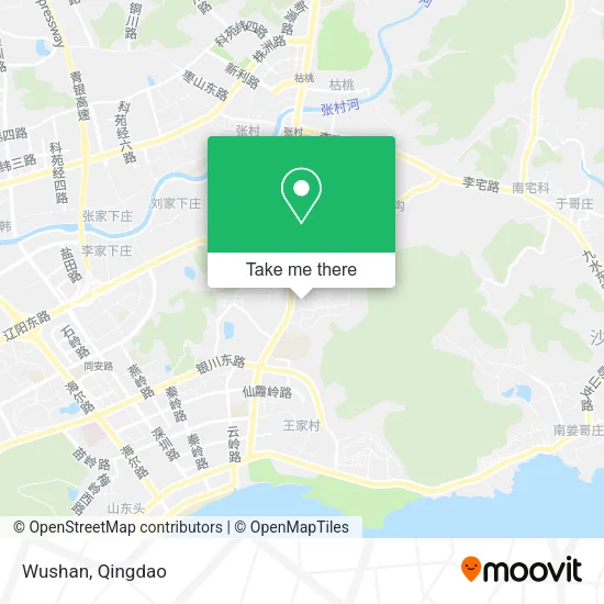 Wushan map
