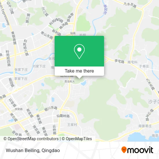 Wushan Beiling map