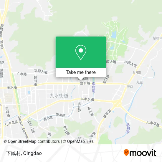 下臧村 map