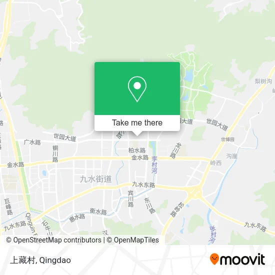 上藏村 map
