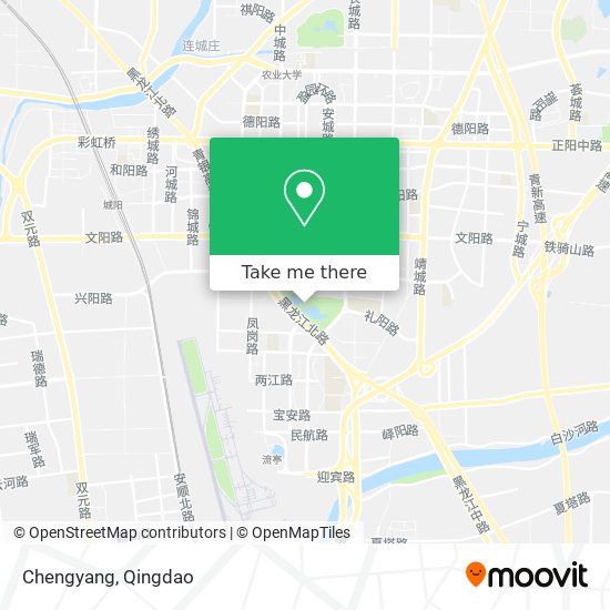 Chengyang map