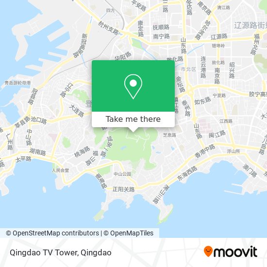 Qingdao TV Tower map