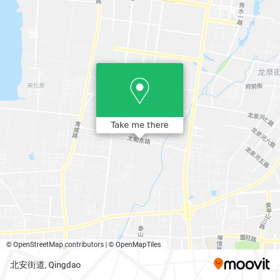 北安街道 map