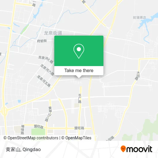 黄家山 map