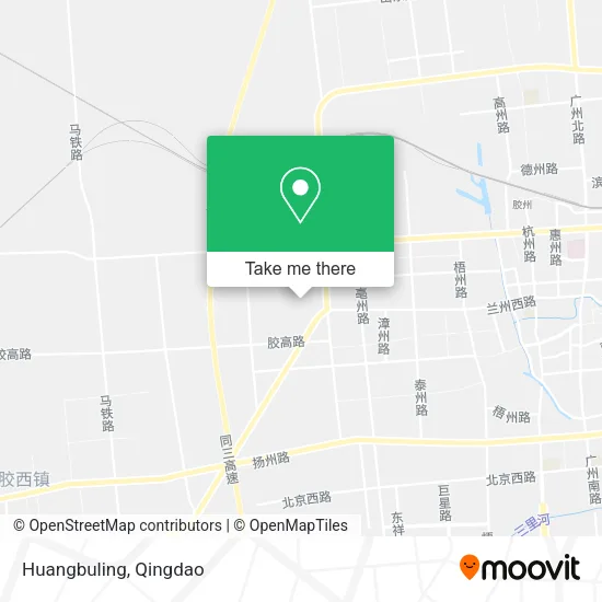 Huangbuling map