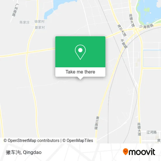 撇车沟 map