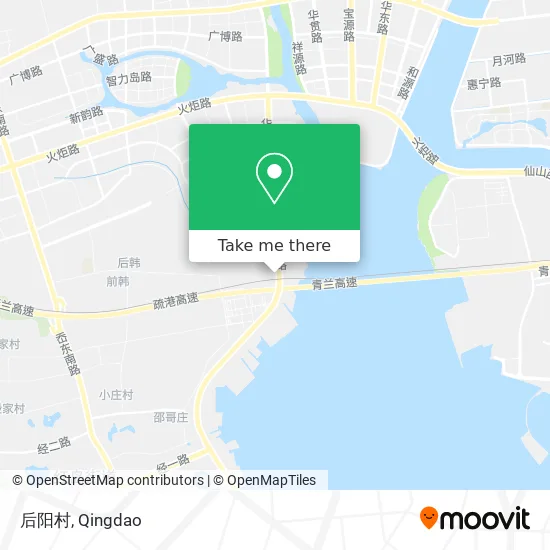 后阳村 map