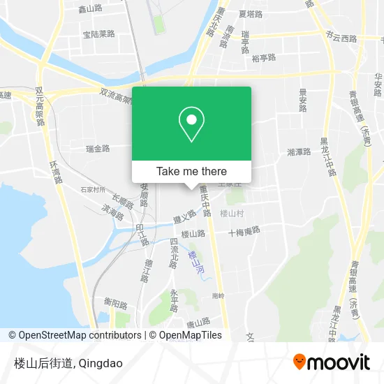 楼山后街道 map