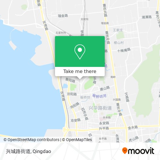 兴城路街道 map