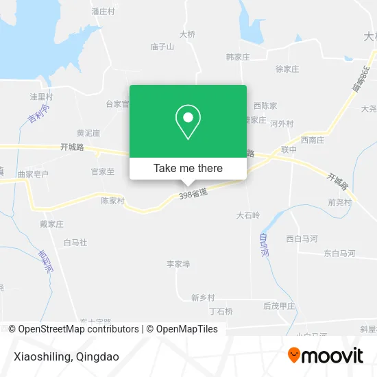 Xiaoshiling map