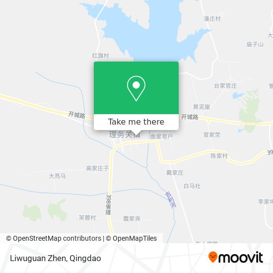 Liwuguan Zhen map
