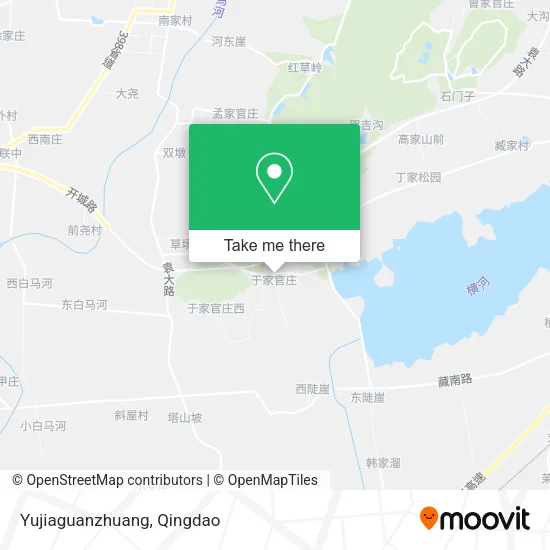 Yujiaguanzhuang map