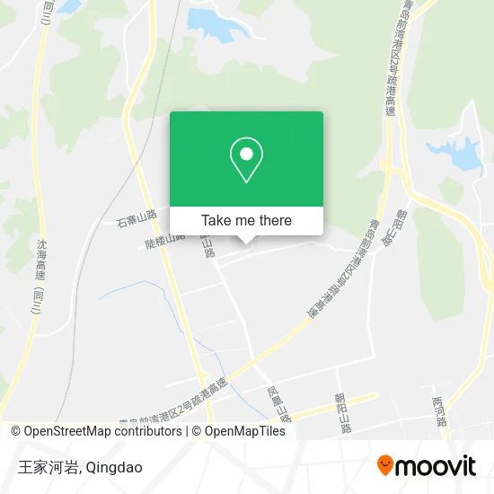 王家河岩 map