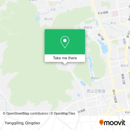 Yangqiling map