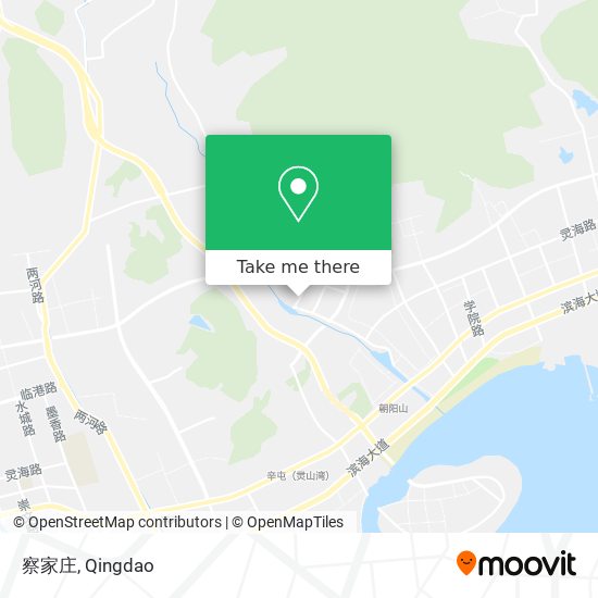 察家庄 map