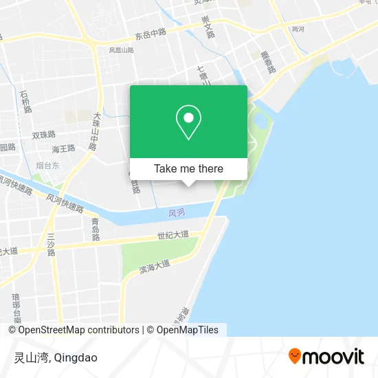 灵山湾 map