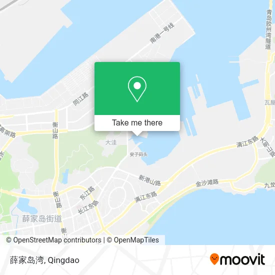 薛家岛湾 map