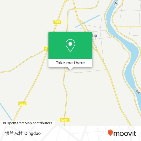 洪兰东村 map