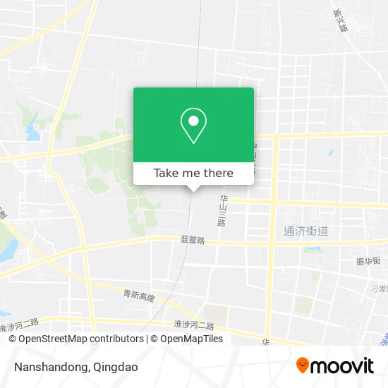 Nanshandong map