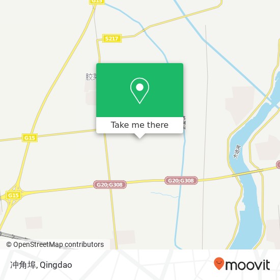 冲角埠 map