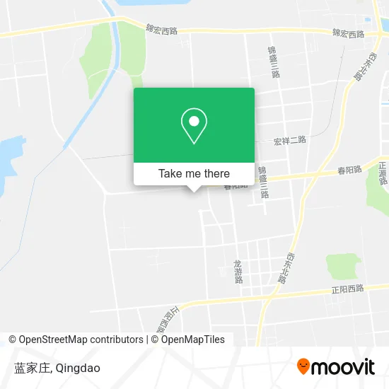 蓝家庄 map