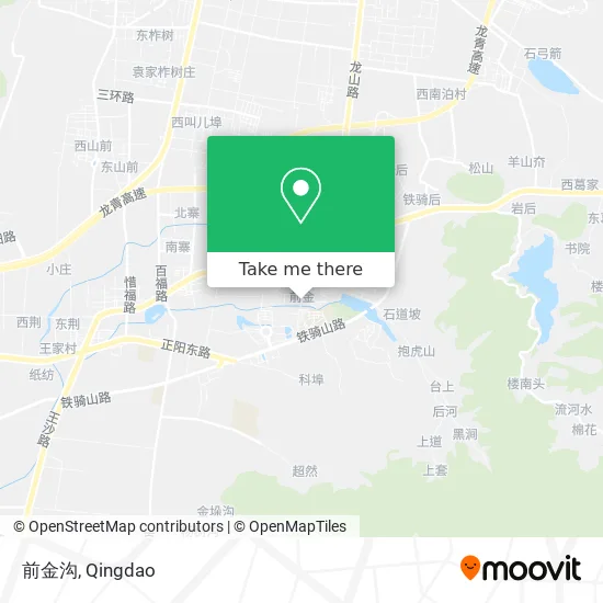 前金沟 map