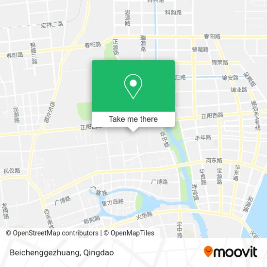Beichenggezhuang map