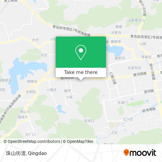 珠山街道 map