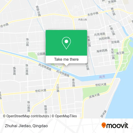 Zhuhai Jiedao map