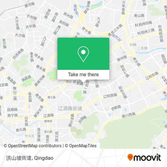 洪山坡街道 map