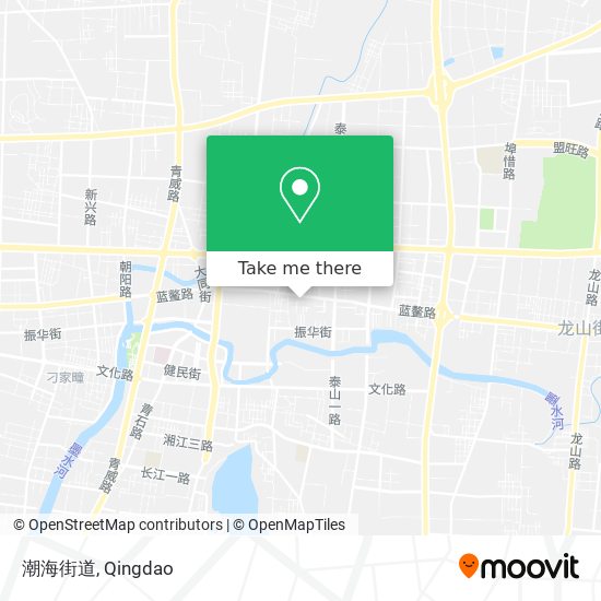 潮海街道 map