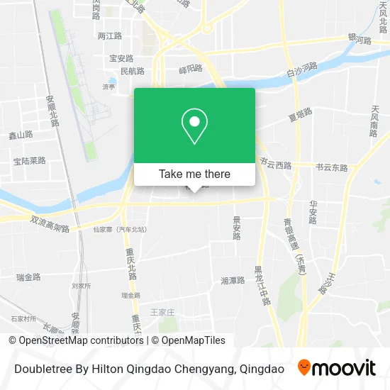 Doubletree By Hilton Qingdao Chengyang map