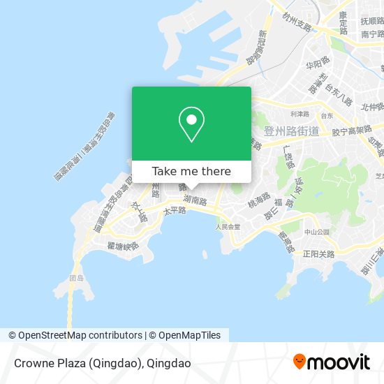 Crowne Plaza (Qingdao) map