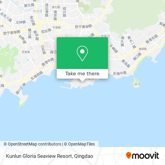Kunlun Gloria Seaview Resort map