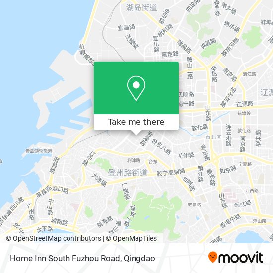 Home Inn South Fuzhou Road map