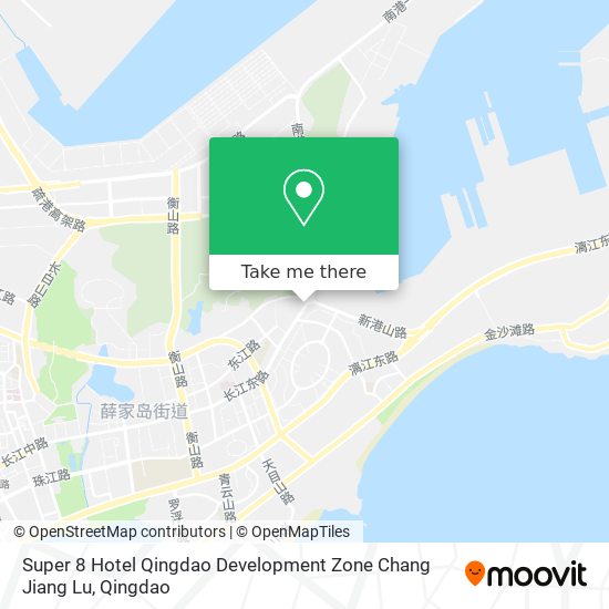 Super 8 Hotel Qingdao Development Zone Chang Jiang Lu map