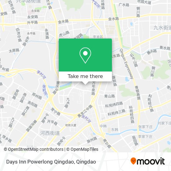 Days Inn Powerlong Qingdao map