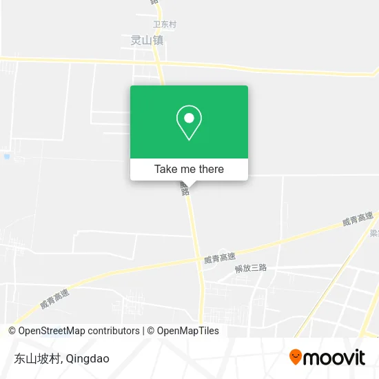 东山坡村 map