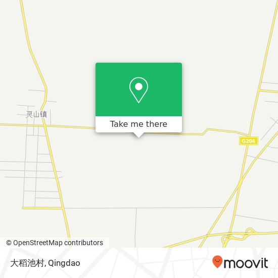 大稻池村 map