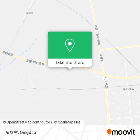 东蔡村 map