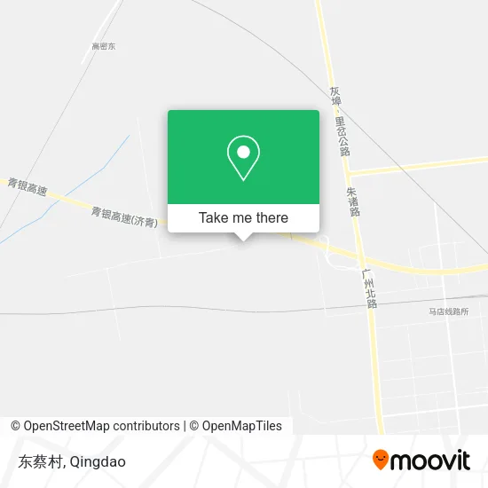 东蔡村 map