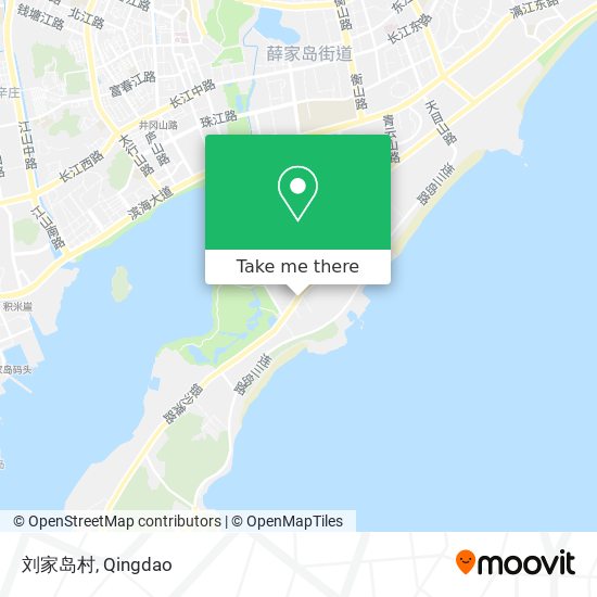 刘家岛村 map