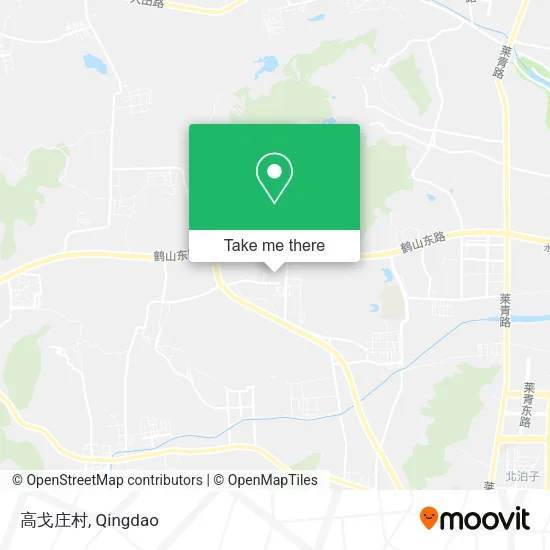 高戈庄村 map