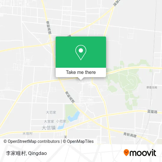 李家疃村 map