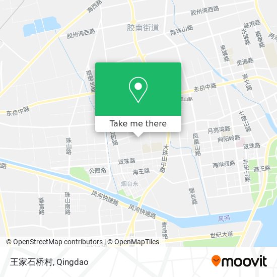 王家石桥村 map