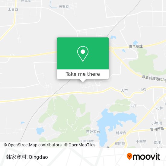 韩家寨村 map