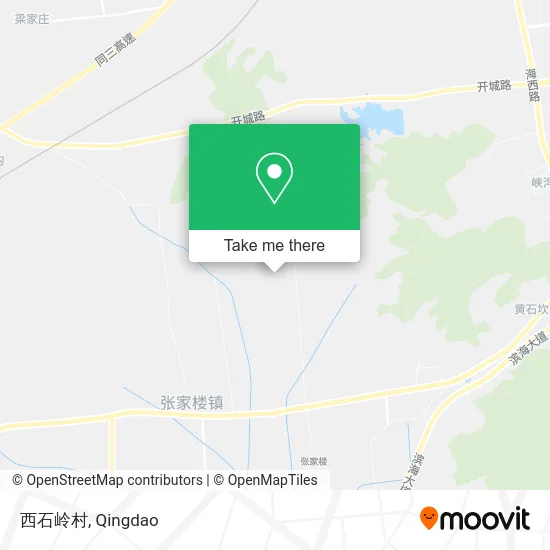 西石岭村 map